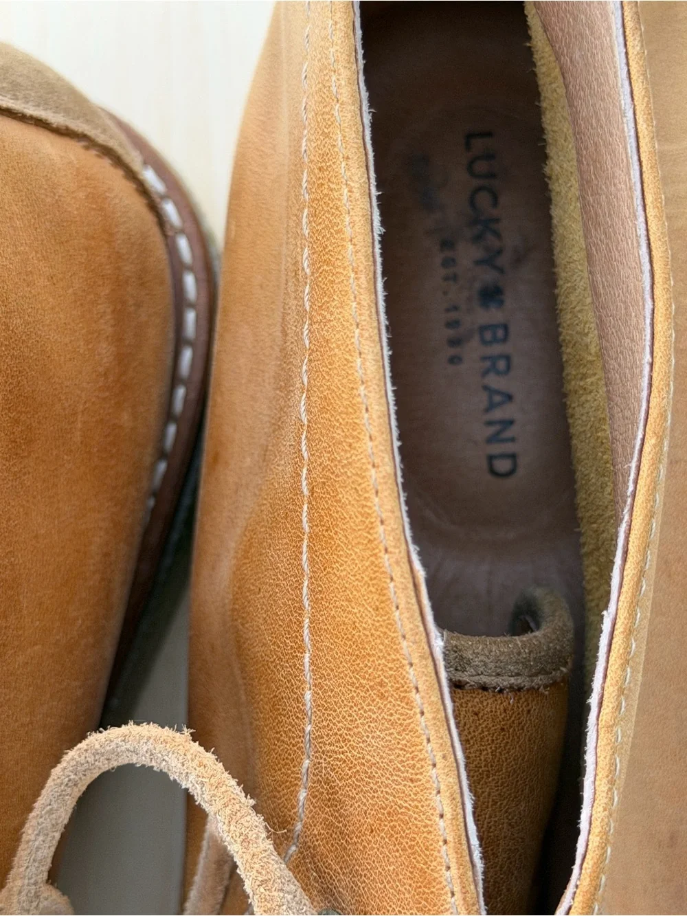 Lucky Brand Rocky Brown Leather Chukka Boots - Lace-Up Casual
